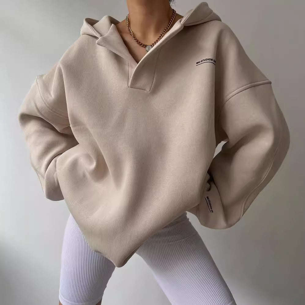 Damen Oversized Kapuzenpullover aus nachhaltigem Material Drune