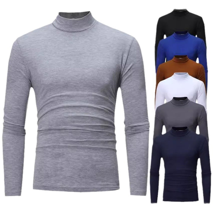 Herren Rollkragenpullover aus weichem Jersey Drune