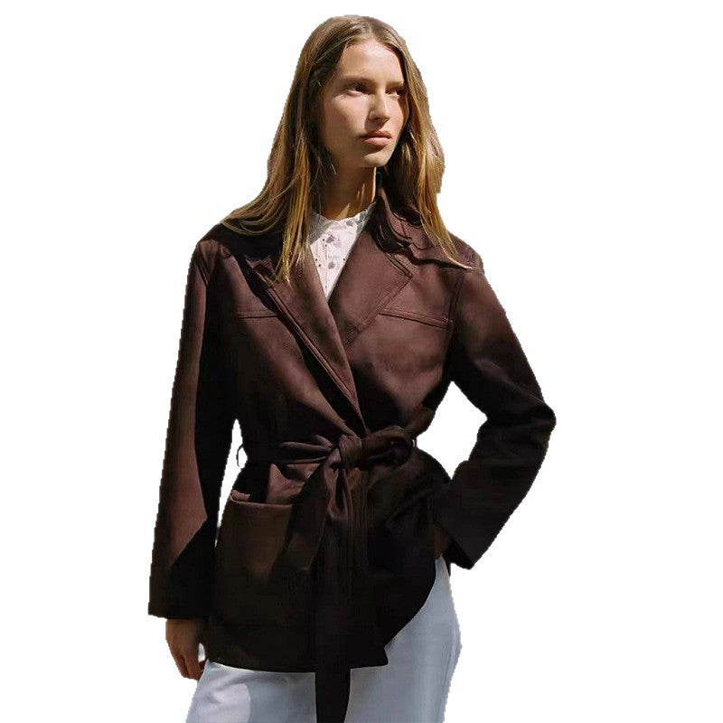 Damen modische Blazerjacke Drune