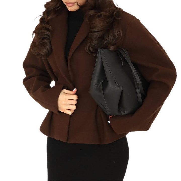 Damen taillierte Blazerjacke mit stylishen Taschen Drune