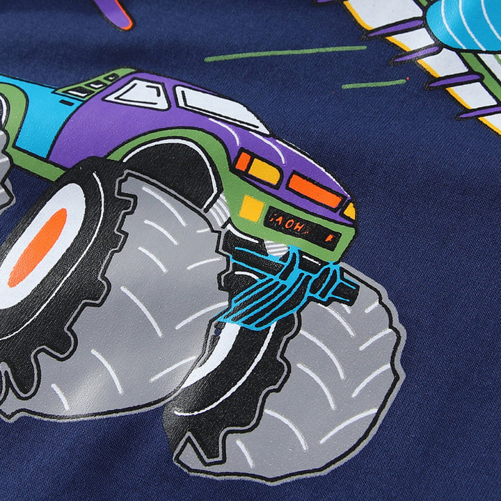 Jungen T-Shirt mit aufregendem Fahrzeug-Design Drune