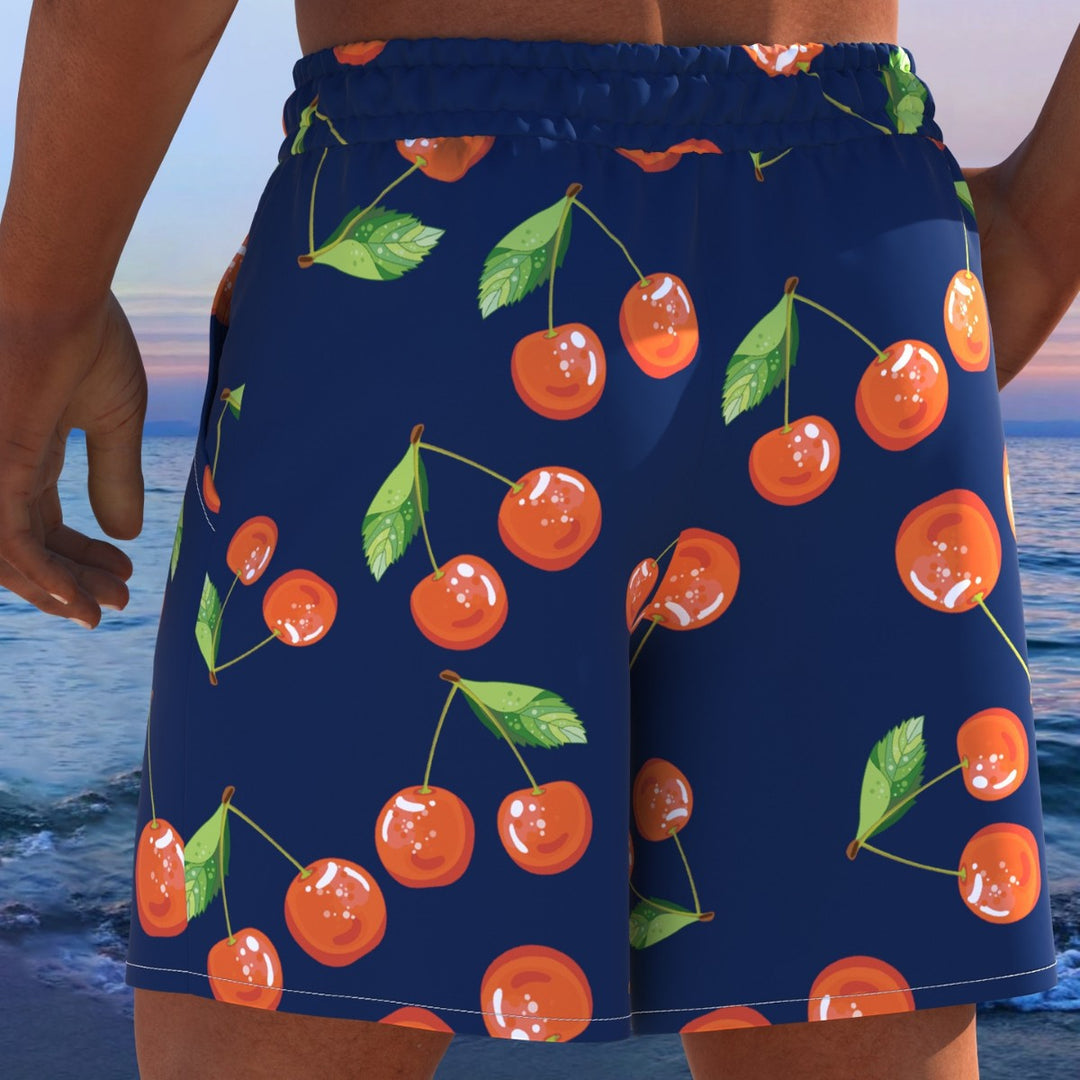 Herren Schwimmmode mit frischem Kirschdesign und bequemer Passform Drune