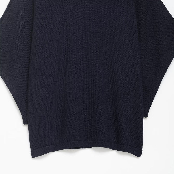 Damen oversized Strickpullover mit lässigem Schnitt und weitem Ärmel Drune