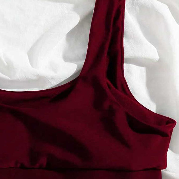 Damen Sport-BH mit breiten Trägern und elastischem Unterband Drune