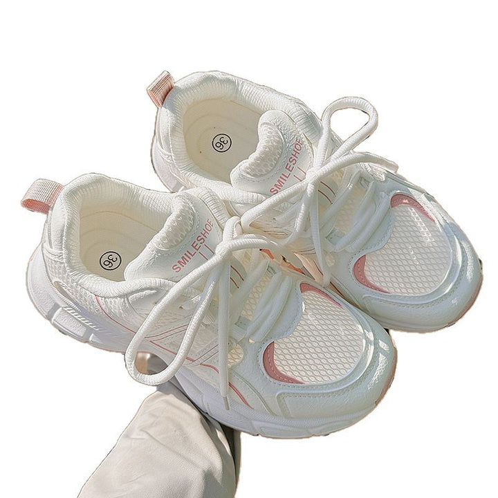 Damen Sportliche Mesh-Sneaker mit hochdämpfender Laufsohle und atmungsaktiver Obermaterialstruktur Drune