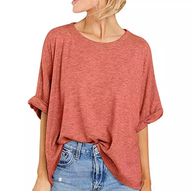 Damen lässiges Oversized T-Shirt Drune