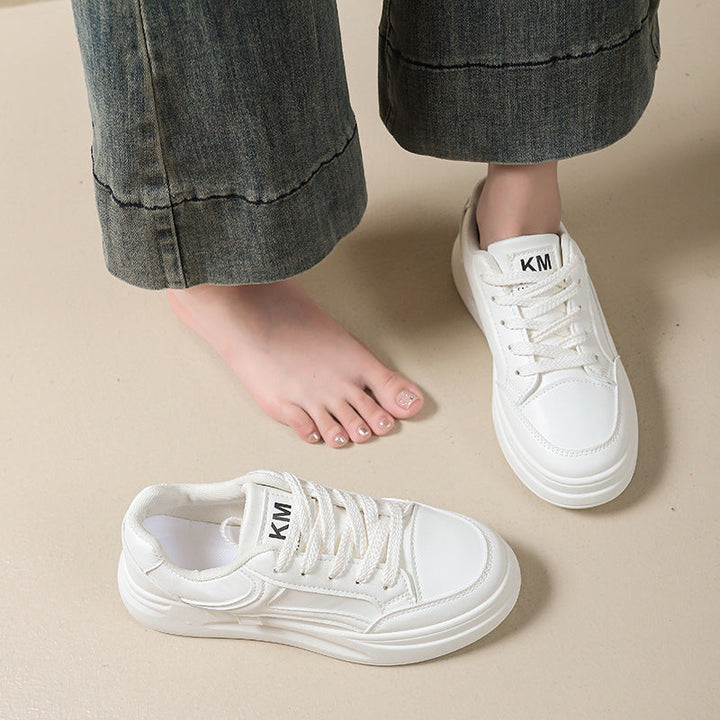 Damen Sportliche Sneakers mit dicker Sohle und weichem Innenfutter Drune