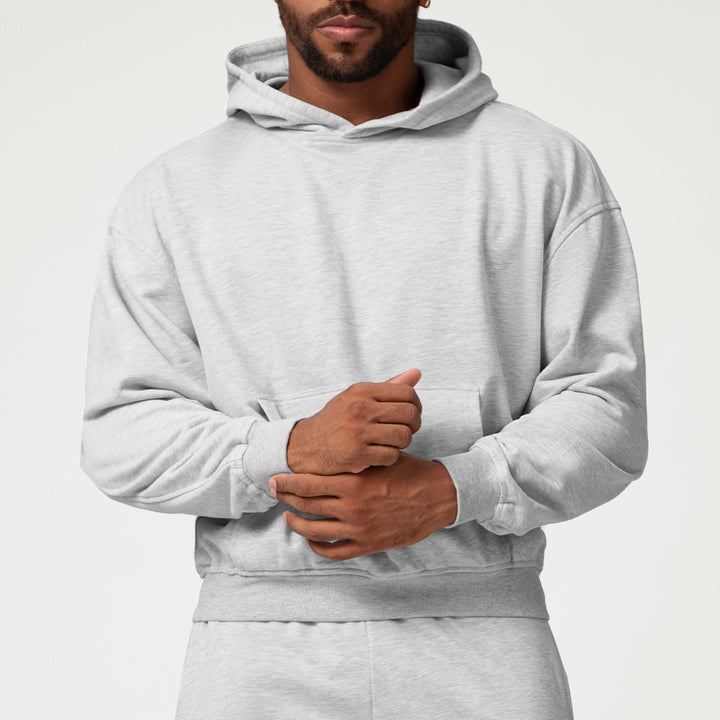 Herren Kapuzenpullover mit weichem Fleece-Futter und geräumiger Tasche Drune