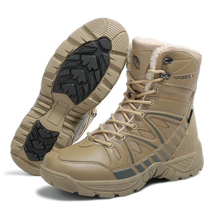 Damen Isolierte Winterstiefel mit rutschfester Sohle und wärmendem Innenfutter Drune