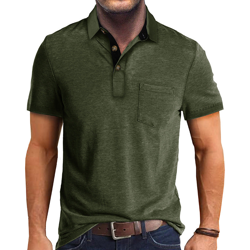 Herren Polo-Shirt mit modernen Designelementen Drune