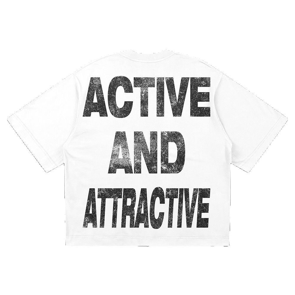 Damen Oversized T-Shirt mit dynamischem Sportmotiv Drune