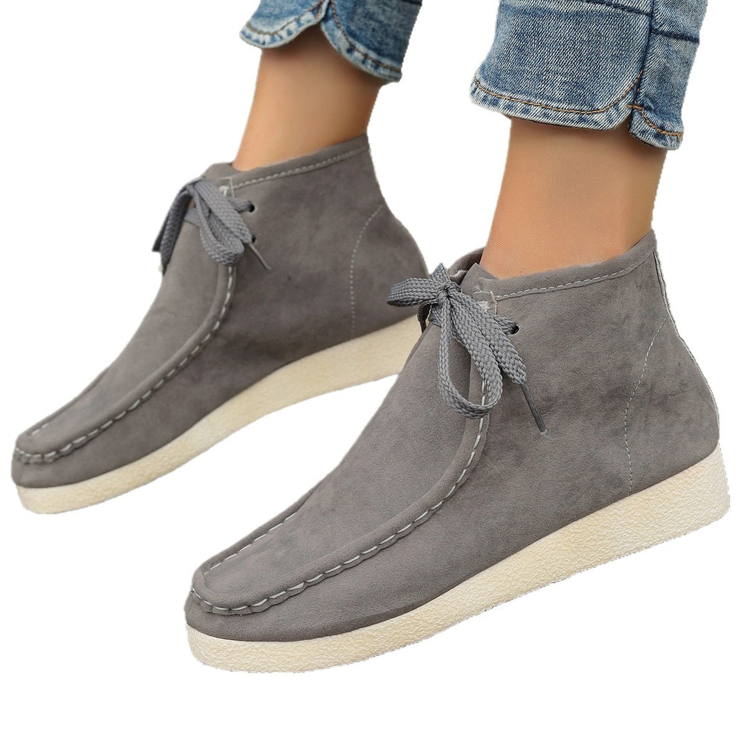 Damen Mokassins mit hochwertigem Wildleder und elastischer Sohle Drune