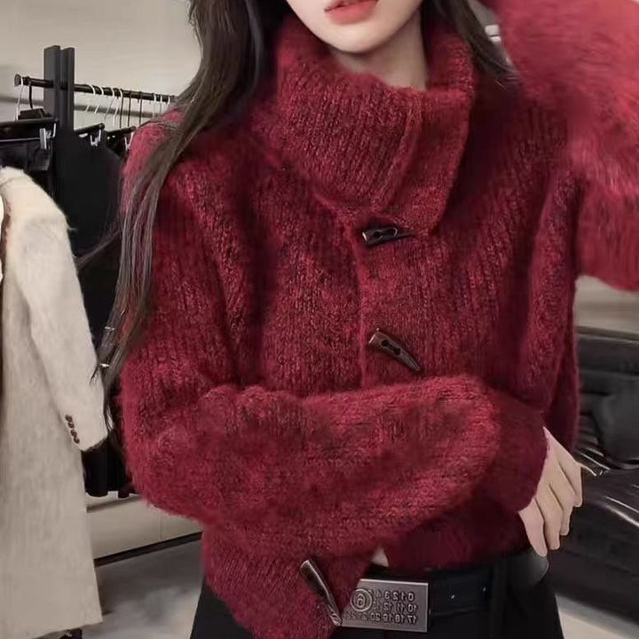 Damen kuscheliger Strickpullover Drune