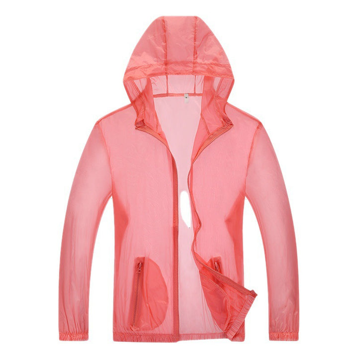 Herren ultraleichte Regenjacke mit verstellbarem Kapuzenbereich und reflektierenden Elementen Drune