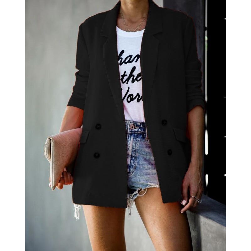 Damen Blazer mit elegantem Schnitt und modischen Details Drune