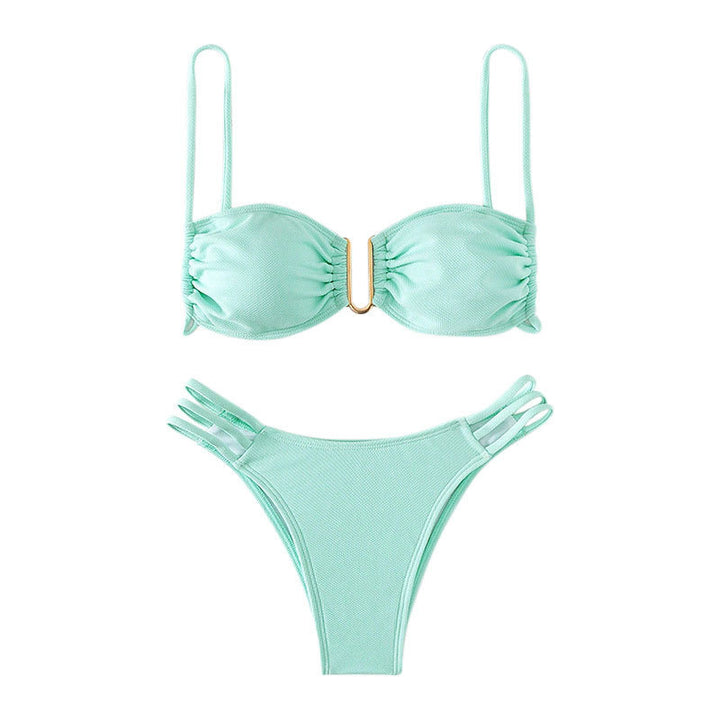 Damen Bikiniset mit elegantem dehnbarem Design und raffinierten Details Drune
