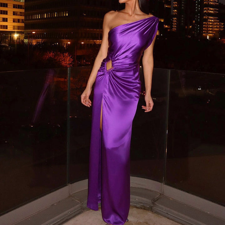 Drune | Asymmetrisches Schulter-Abendkleid