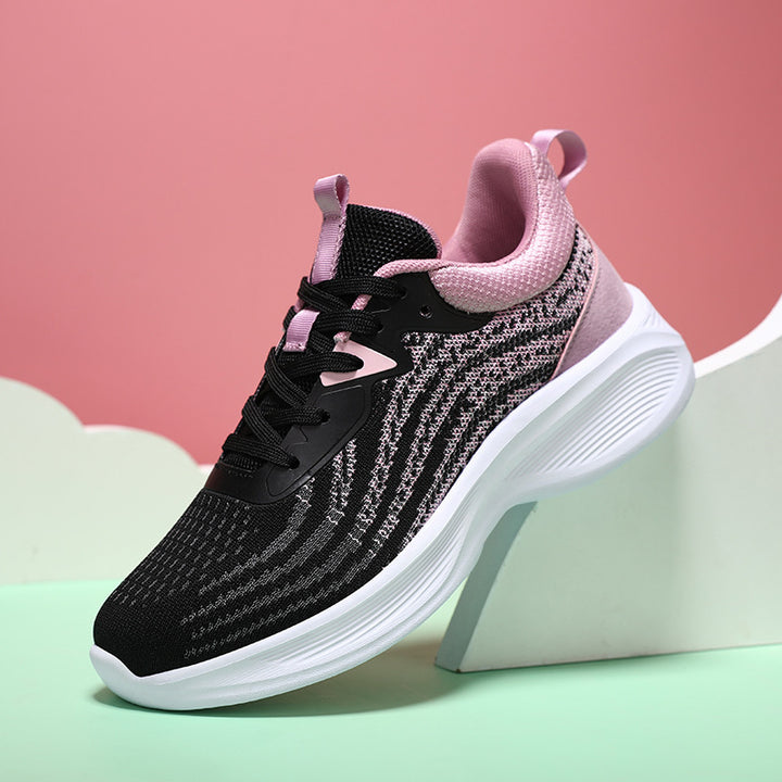 Damen nan leichter Strick-Fit-Sneaker mit nahtlosem Maschenoberteil und ergonomischer Dämpfung Drune