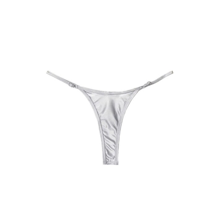 Damen Minimalistischer Spitzenstring Drune