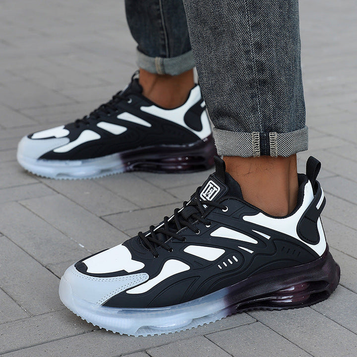 Herren nan futuristischer leistungsorientierter Lifestyle-Sneaker mit durchgehender Luftkammersohle und thermogeformten Kunststoffapplikationen Drune