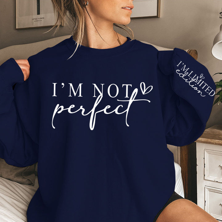 Damen Oversized Sweatshirt mit einzigartigem Statement-Print Drune