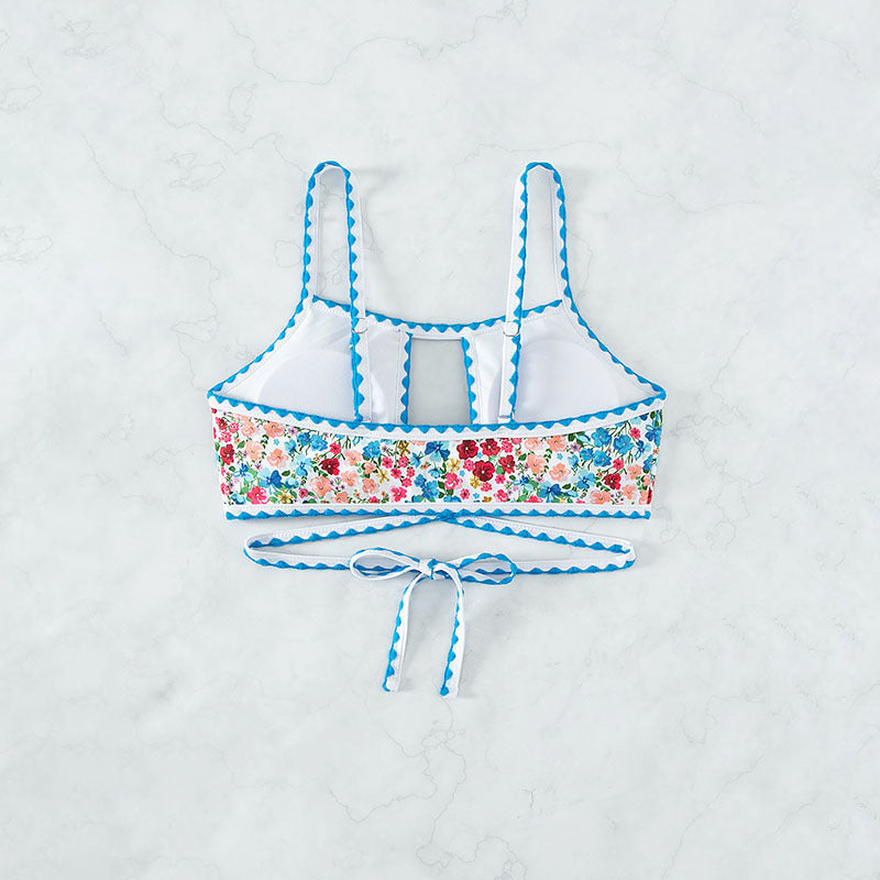 Damen Crop-Top Bikinioberteil Drune
