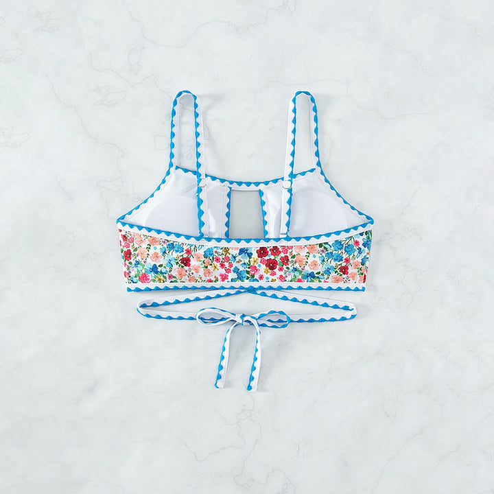 Damen Crop-Top Bikinioberteil Drune