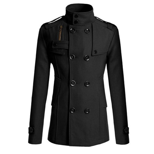 Damen Modischer Trenchcoat mit asymmetrischem Schnitt und praktischen Taschen Drune