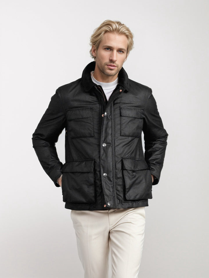 Herren modische Utility-Jacke Drune