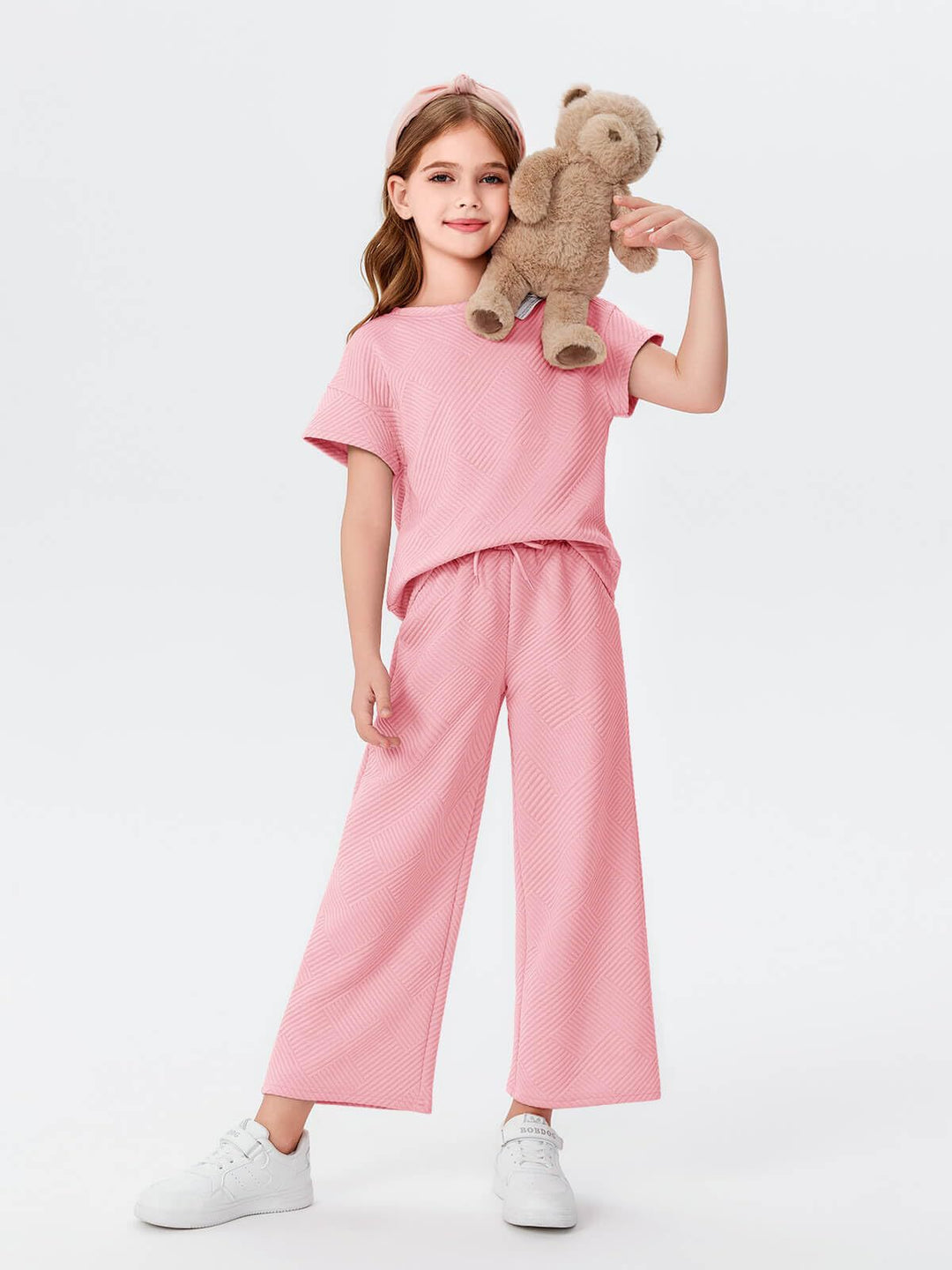 Damen sommerliches Freizeit-Set aus leichter, atmungsaktiver Baumwolle Drune
