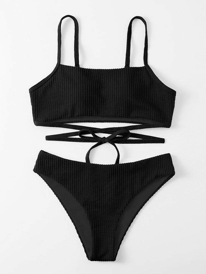 Damen Bikiniset mit raffiniertem Wickeldetail Drune