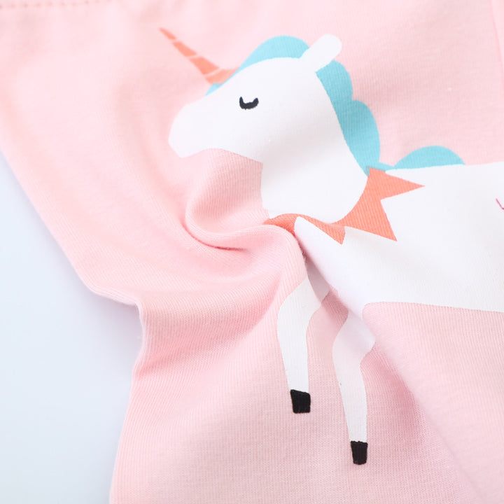 Mädchen Leggings mit bunten Einhorn-Designs Drune