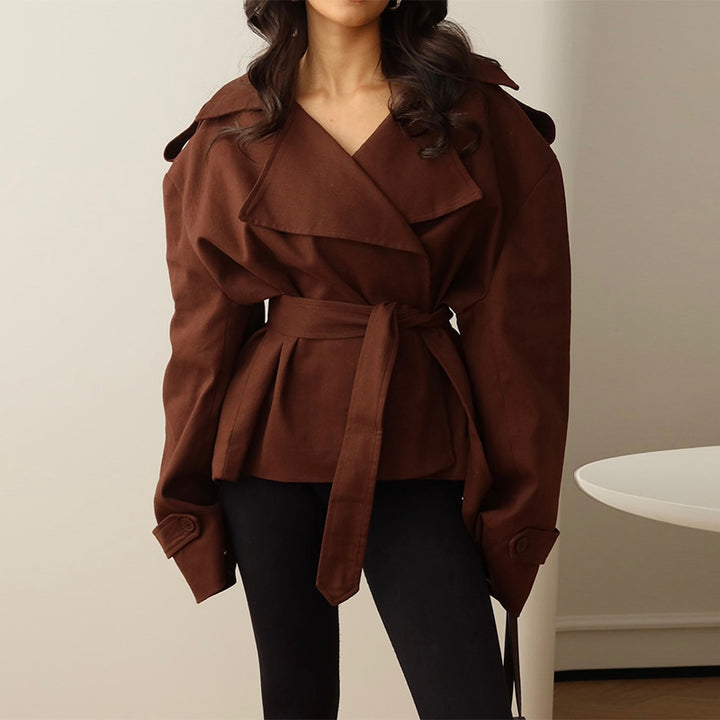 Damen trendige lässige Überwurfjacke Drune