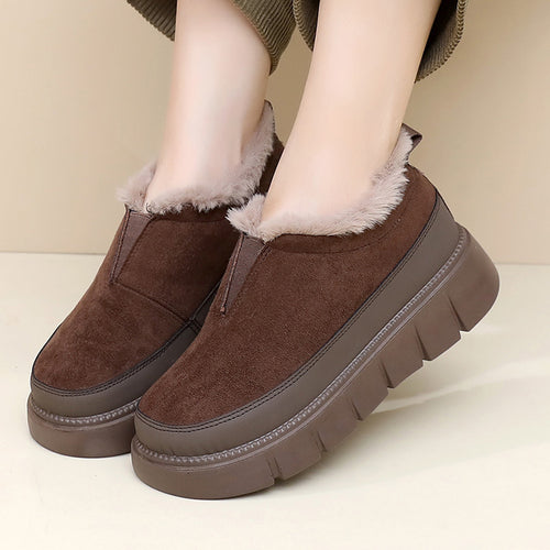 Damen Winter-Slipper mit Kuschel-Innenfutter und rutschfester Sohle Drune