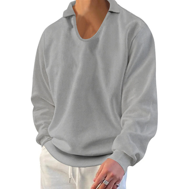Herren lässiger Pullover mit strukturiertem Stoff und modernem Schnitt Drune
