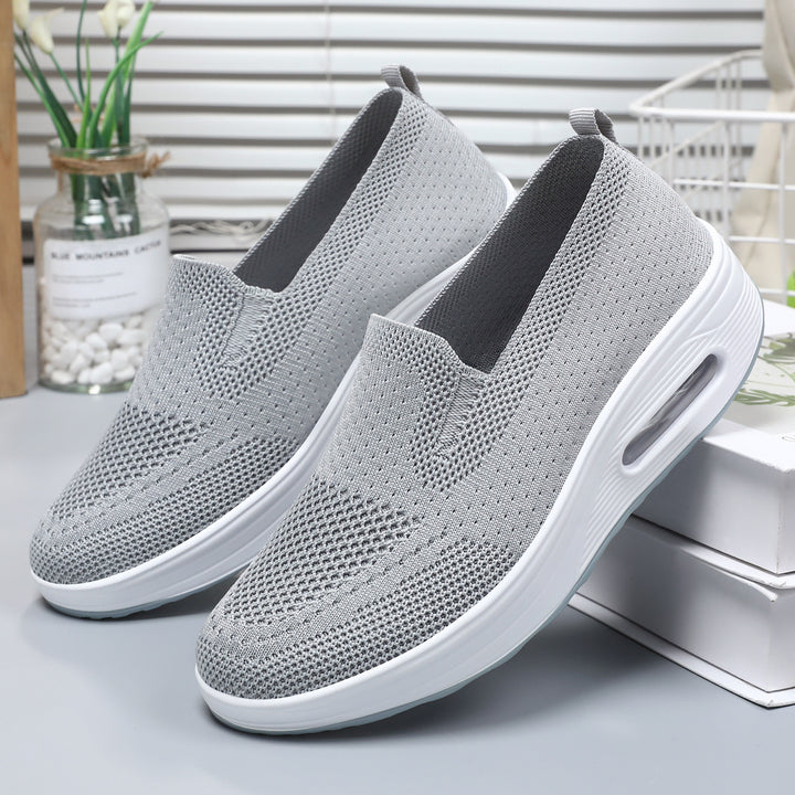 Damen nan gestrickter Schlupfsneaker mit Luftpolster-Dämpfung und ergonomischer Komfortsohle Drune