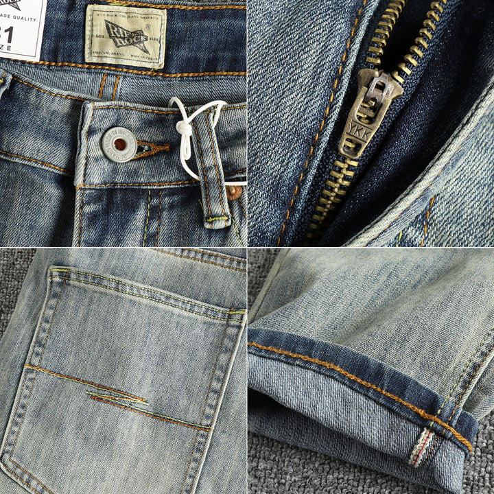 Damen Slim-Fit Jeans mit bequemer Passform und lässigem Vintage-Look Drune