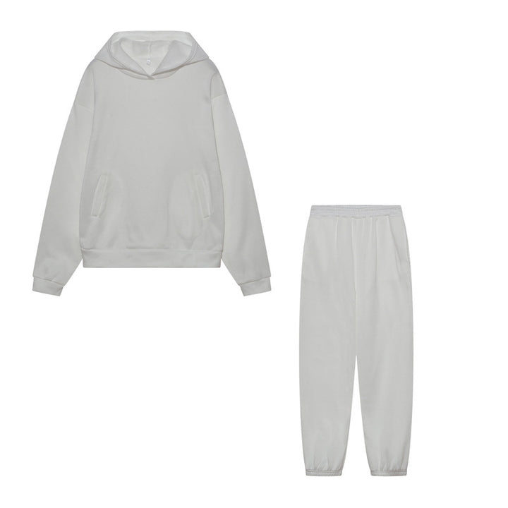 Damen Sportliches Hoodie und Jogginghose Set Drune