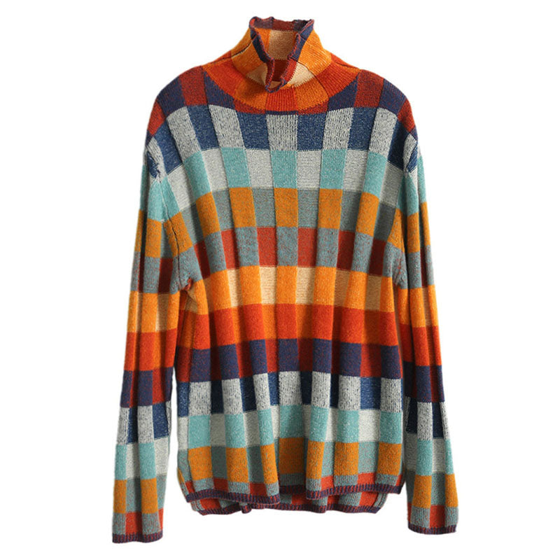 Drune | Pullover mit Bunten Karos