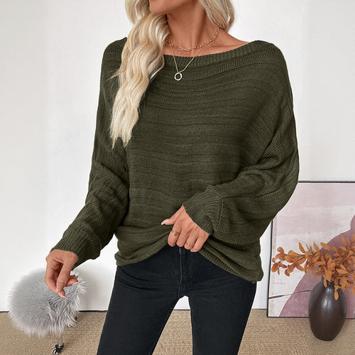 Damen Off-Shoulder Strickpullover Drune