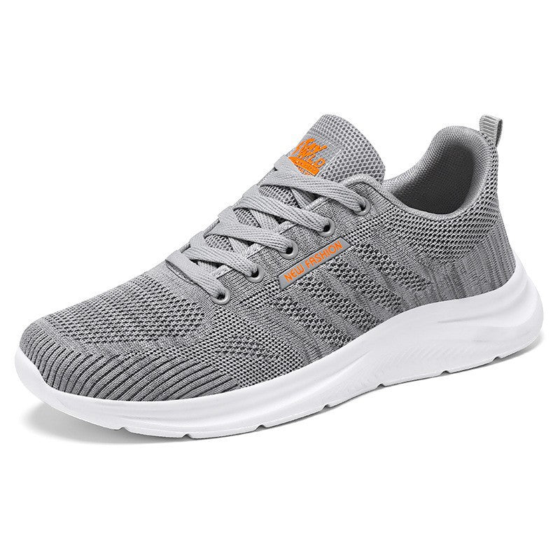 Damen nan gestrickter Schnür-Sneaker mit 3D-Strickobermaterial, verstärkter Zehenkappe und reaktiver EVA-Dämpfung Drune