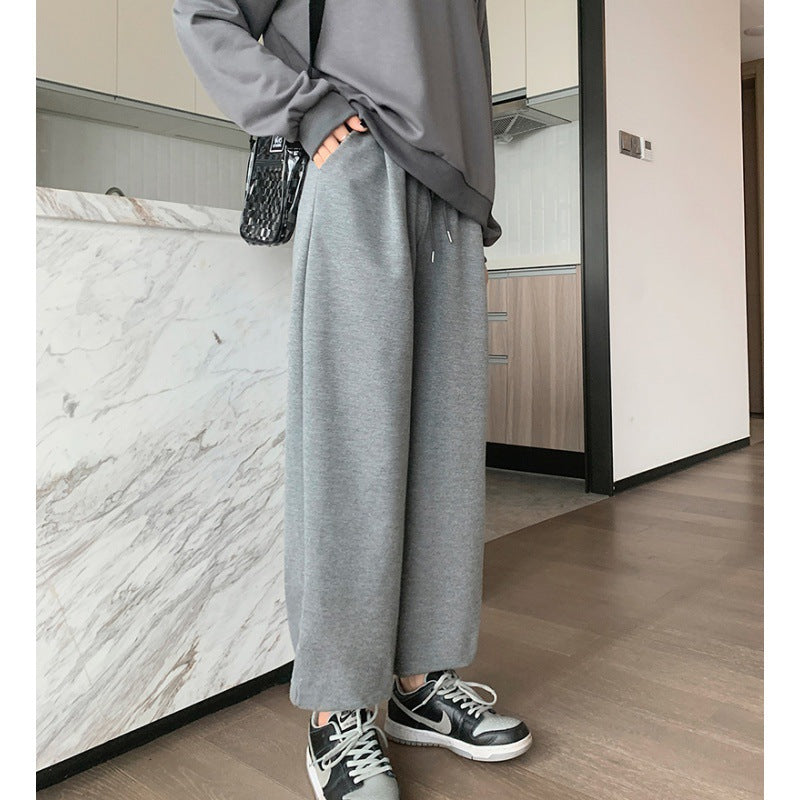 Damen Bequeme Sweatpants mit elastischen Bündchen Drune