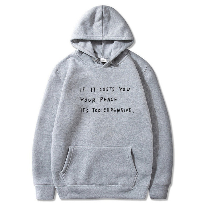 Damen Kapuzensweater mit inspirierendem Spruch und bequemer Passform Drune