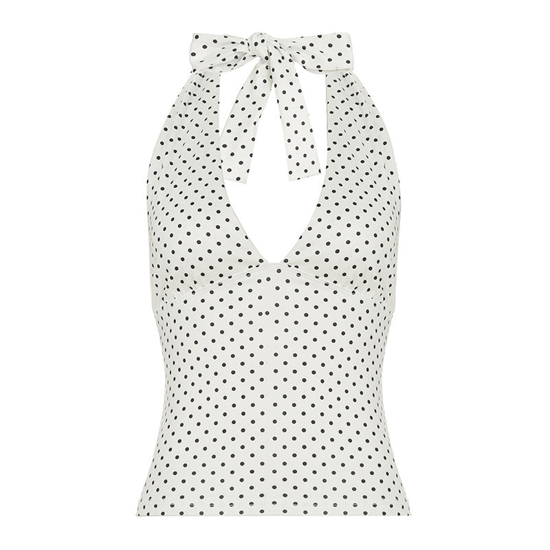 Damen Haltertop mit verspieltem Punkte-Design Drune