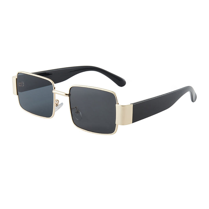 Drune | Quadratische dünne Sonnenbrille mit großem Rahmen