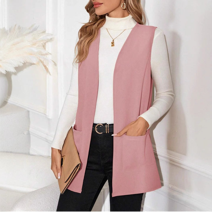 Damen Longline Wendeweste mit Taschen Drune