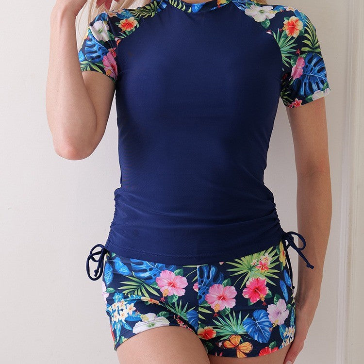 Damen Sportliches Surf-Set mit floralem Design Drune