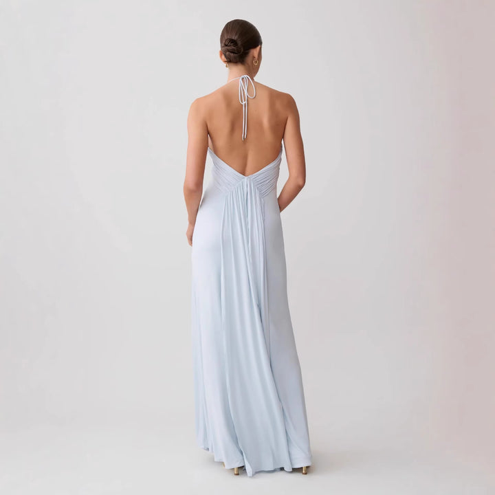 Damen Maxikleid mit raffinierter Drapierung Drune