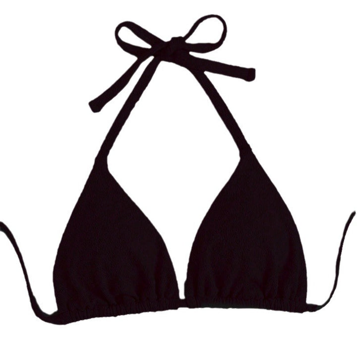 Damen Triangel-Bikini-Oberteil mit raffiniertem tiefem Ausschnitt Drune