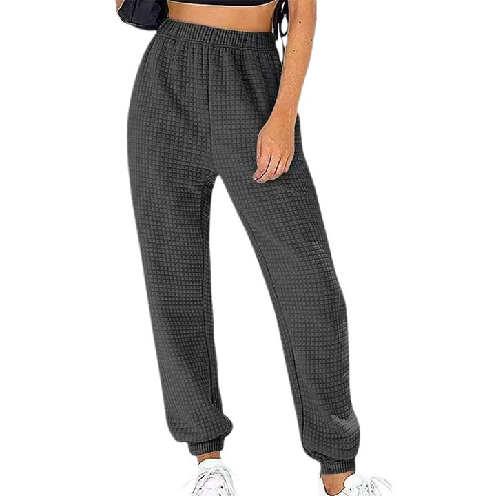 Damen Freizeitstoffhose mit strukturiertem Design Drune